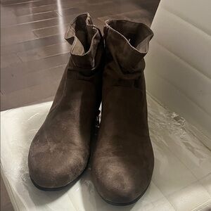 Elegant Brown Ankle Booties